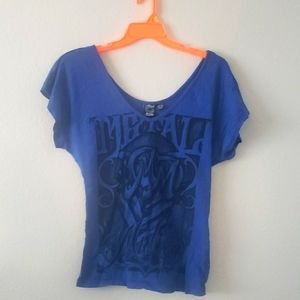 Metal Mulisha off the shoulder top